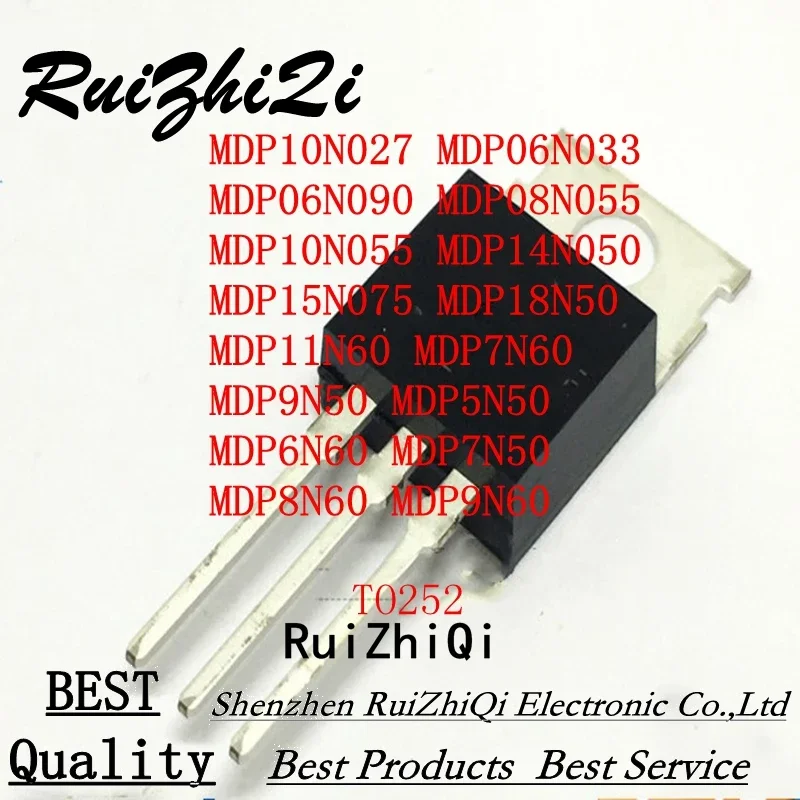 10PCS  MDP10N027 MDP06N033 MDP06N090 MDP08N055 MDP10N055 MDP14N050 MDP15N075 MDP18N50 MDP11N60 MDP7N60 MDP9N50 MDP5N50 MDP6N60