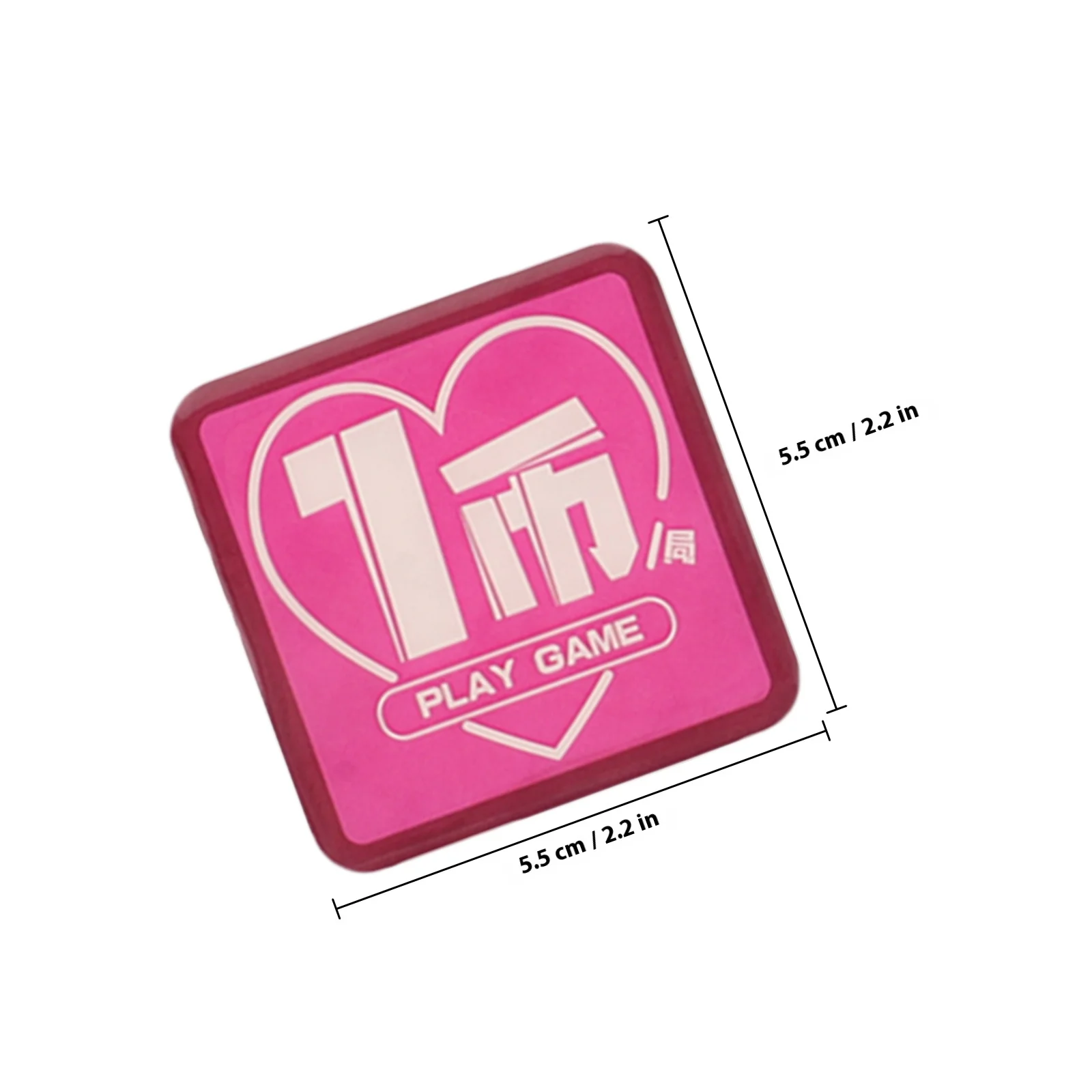 10 قطع من ملصقات العملات المعدنية للعب الألعاب، شارات بلاستيكية، تصميم ملون جريء لإعداد ألعاب مركز التسوق