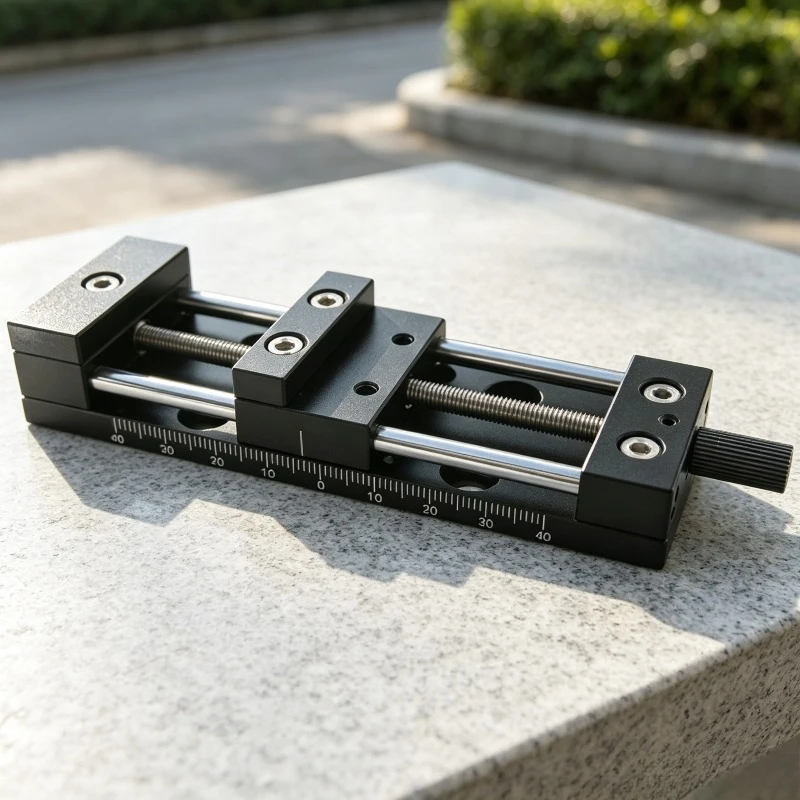 Manual Displacement Tensile Stage Mini Linear Testing Platform Material Lab Fixture