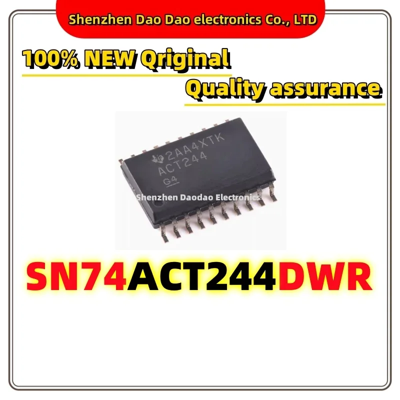 10Pcs SN74ACT244DWR silk screen ACT244 SOP-20 line driver IC new original