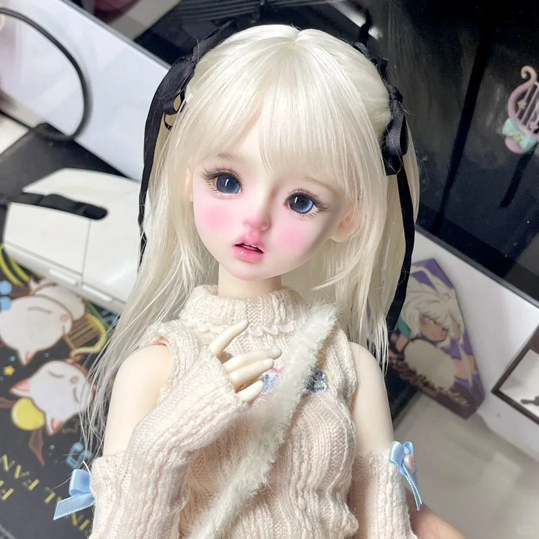 Nuova Bambola BJD in Scala 1/4 del 2026, Testa SD Ragazza Kala con Trucco Raffinato, Giocattolo da Collezione in Resina di Alta Qualità, Regalo