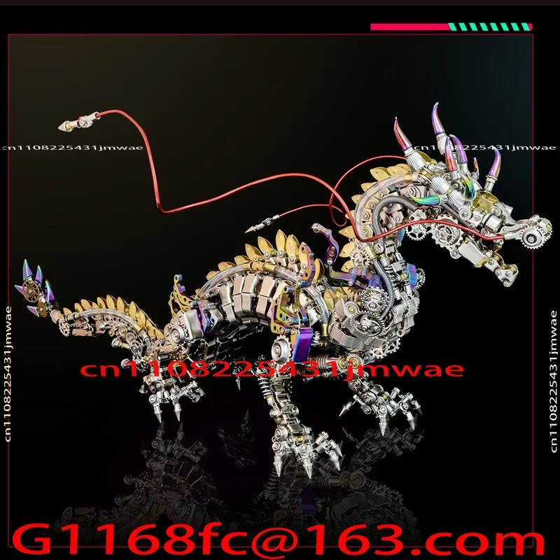 High Quality and Difficult Metal Assembly Model Precision Machinery Huge Adult Tenth-level Building Block Tiger Dragon Rabbit