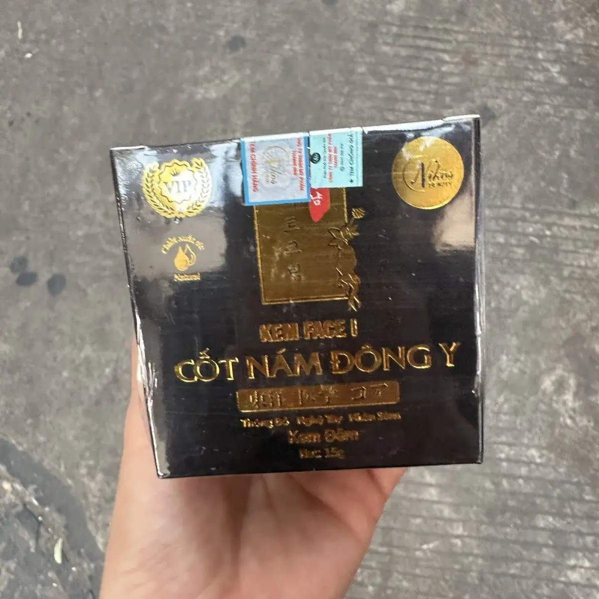 Vietnamese Brightening Face Cream, Anti-Dark Spot Treatment for Dull & Uneven Skin Cot nam dong y nicos ngay dem mau lon