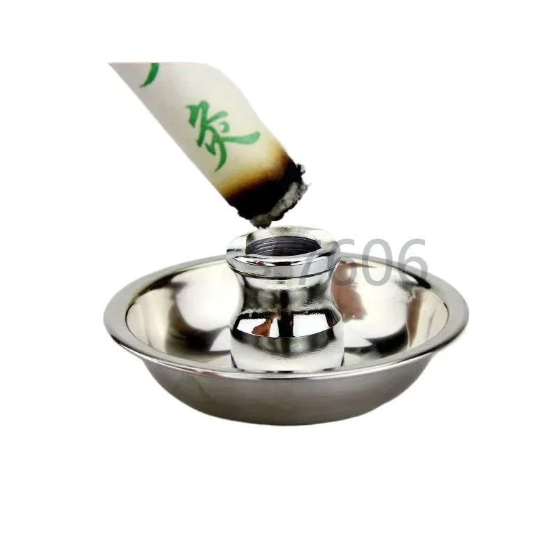 Stainless Steel Moxa Extinguisher Roller Roll Holder Stick Moxibustion Device Massage Box Smokeless Acupuncture Artemisia