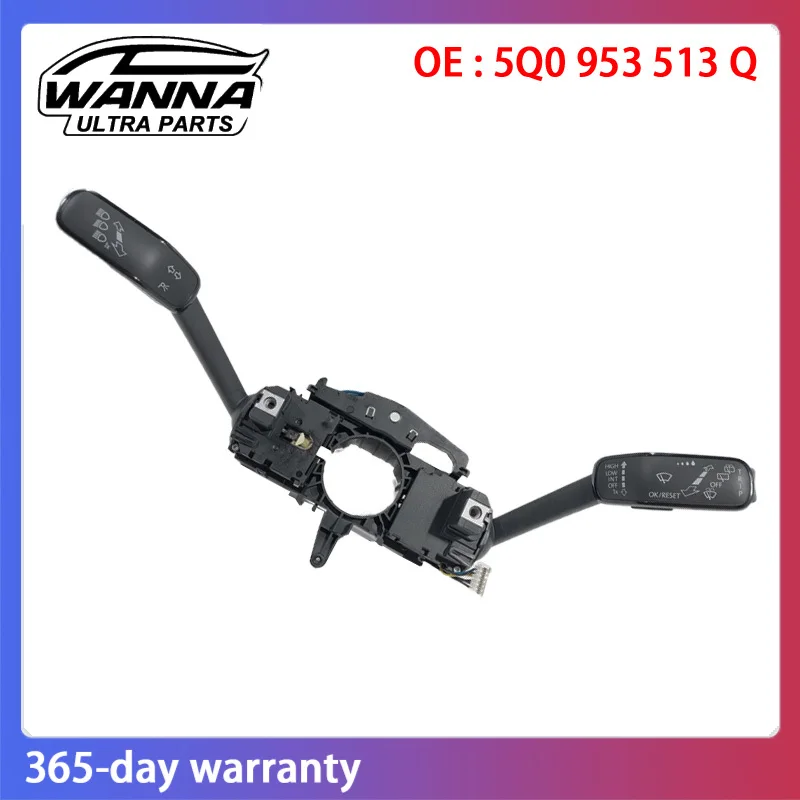 

OE 5Q0953513Q Steering Column Switch Cruise Control for VW Golf 7 MK7 Lamando Seat Leon Ateca Skoda Octavia 5Q0 953 513 Q