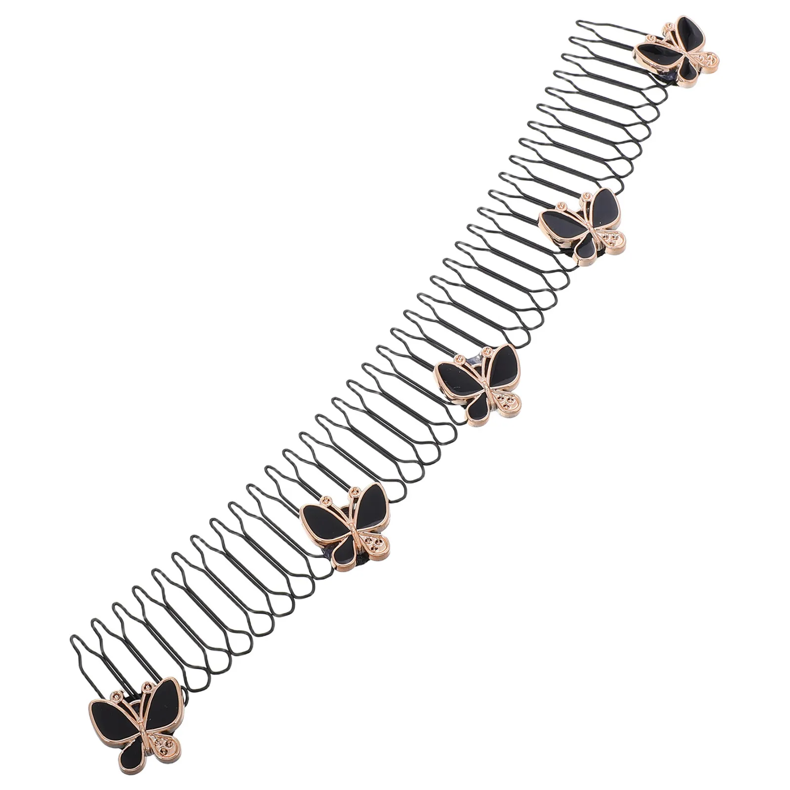 

Набор невидимых заколок-бабочек с жемчугом для волос для женщин: легкое удержание непослушных прядей, аксессуары для укладки, декоративная расческа для пучка, для завершающей прически