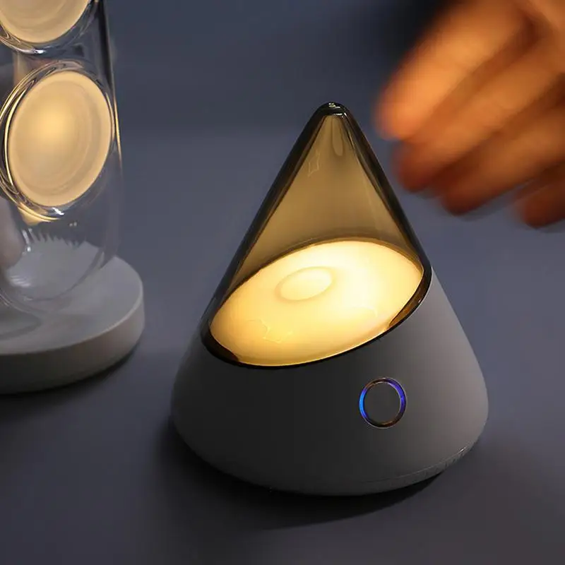 Desk Ambient Lighting Rechargeable Night Lamp Pat Control Novelty Lighting With Multiple Light Modes For Dining Table Bar
