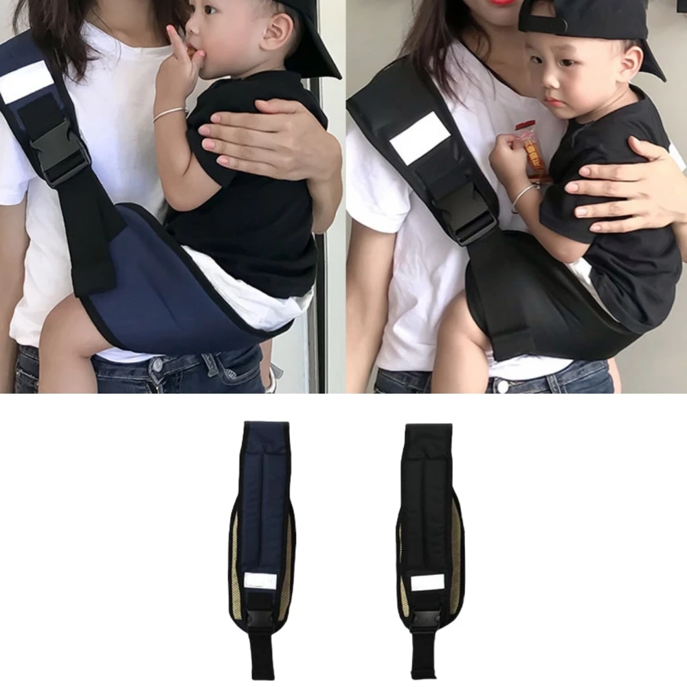 Portable Baby Carrier One Shoulder Holding Tool Freeing Hands, Waist Belt Baby Back Towel Shoulder Strap Bib