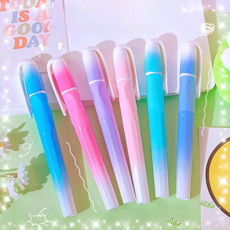 Dopamine Gradient Pen High Appearance Quality Replaceable Ink Cartridge Ink Absorber Practice Writing Pen