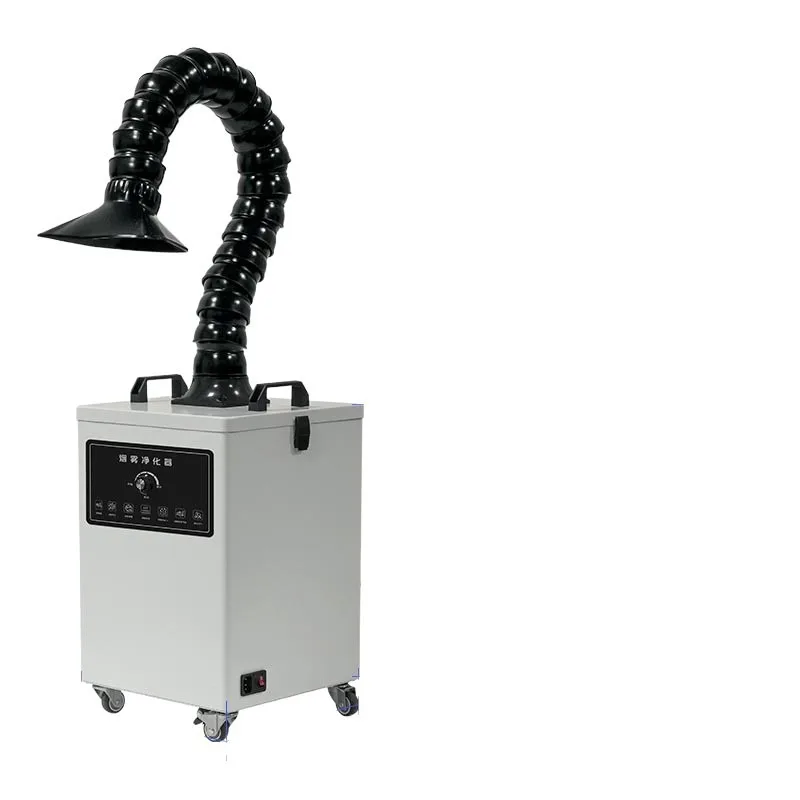 desktop mobile soldering fume purifier welding exhaust filter workshop small smoke exhaust device