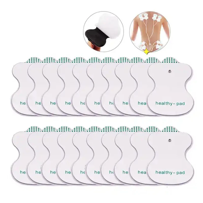 Cuscinetti per elettrodi fisioterapia Tens electric Compex stimolatore muscolare massaggio per cerotti per il corpo Gel conduttivo impulso