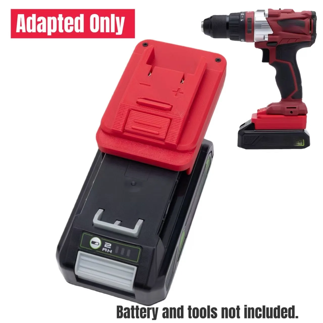 

Converter Adapter For Greenworks 24v Lithium Batteries Convert To Ozito18v Too（ without battery and tools)