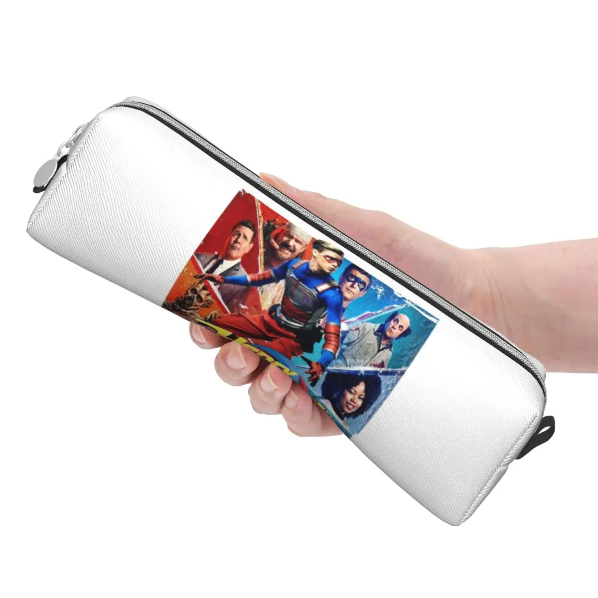 هنري خطر جيد ضد. مقلمة الشر سعة كبيرة أكياس القلم صندوق القلم لصبي فتاة الطلاب القرطاسية قلم رصاص الحقيبة حقيبة مستحضرات التجميل