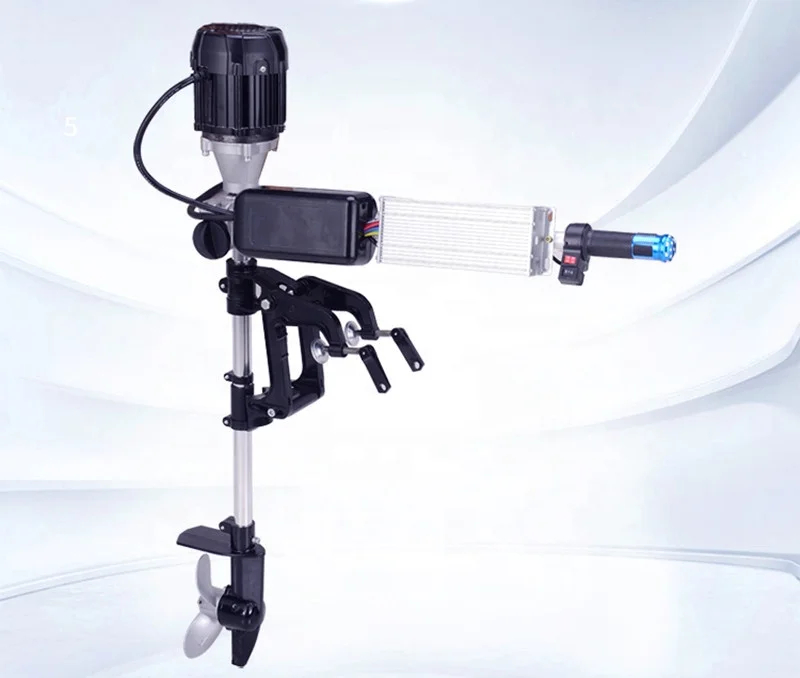 48v 1000w Electric Thruster Trolling Motor Brushless Electric Engine With Speed Controller For Kayak Boat