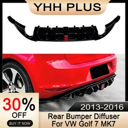 Golf 7 Rear Bumper Diffuser Lip For Volkswagen MK7 2013-2016 For VW GOLF7 MK7 Accessories Auto Exterior Parts Modification HOT