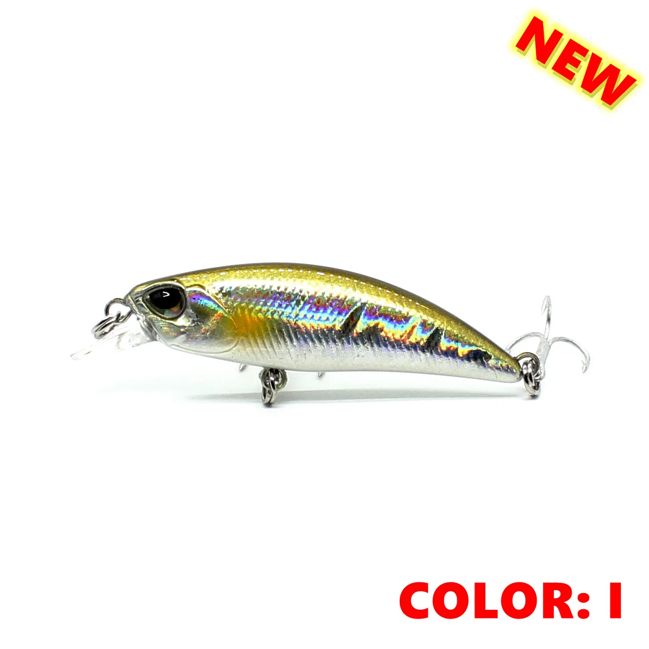AOCLU Kleiner sinkender Wobbler, Jerkbait, 50 mm, 4,0 g, harter Köder, Minnow-Köder für Küstenforellen, Barsch, Felsen, Boot, Angeln, frisches Salzwasser – Detail 13