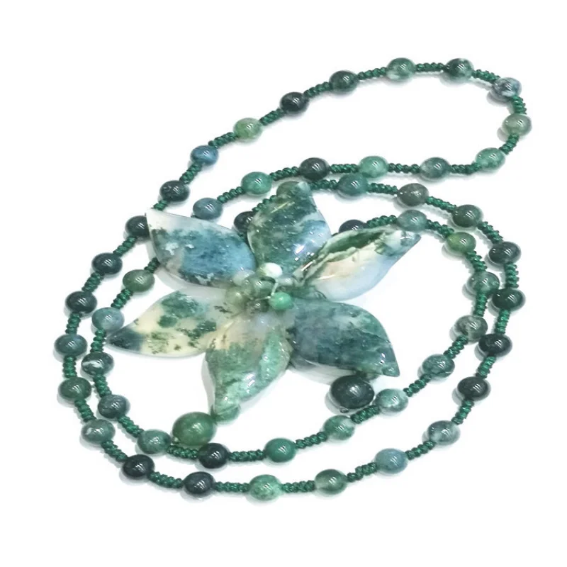 

Aquatic Sweater Outer Agate Necklace Chain Jadeite Jade Bracelet