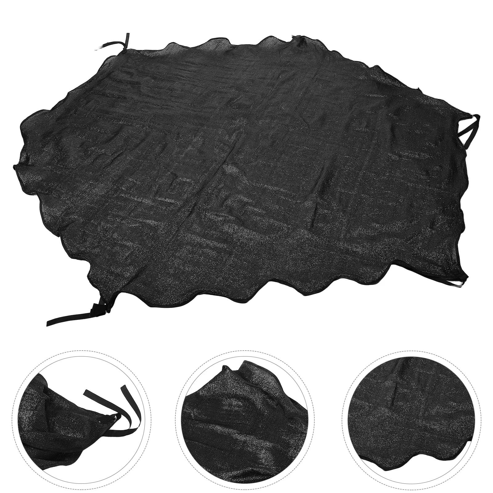

Trampoline Shade Cover Outdoor 10 Inch Sun Protection Sunshade Rainproof Canopy Backyard Playground Trampoline Cover