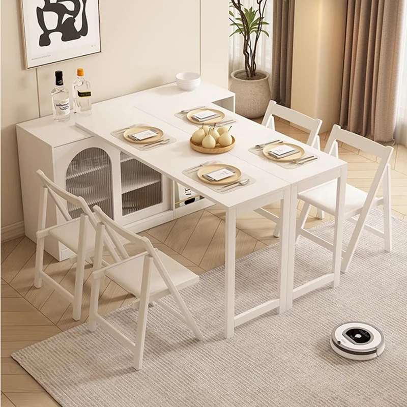 

Folding Restaurant Dining Table Coffee Luxury Nordic Unique Trendy Dining Table Space Saving Mesas De Comedor Trendy Furniture