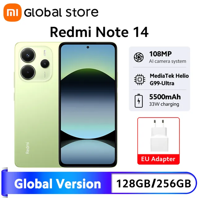 Smartphone Xiaomi Redmi Note 14 Global Version