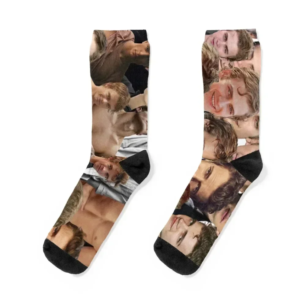 

Hayden Christensen Photo Collage Socks Thermal man winter Novelties christmas stocking Socks Men Women's