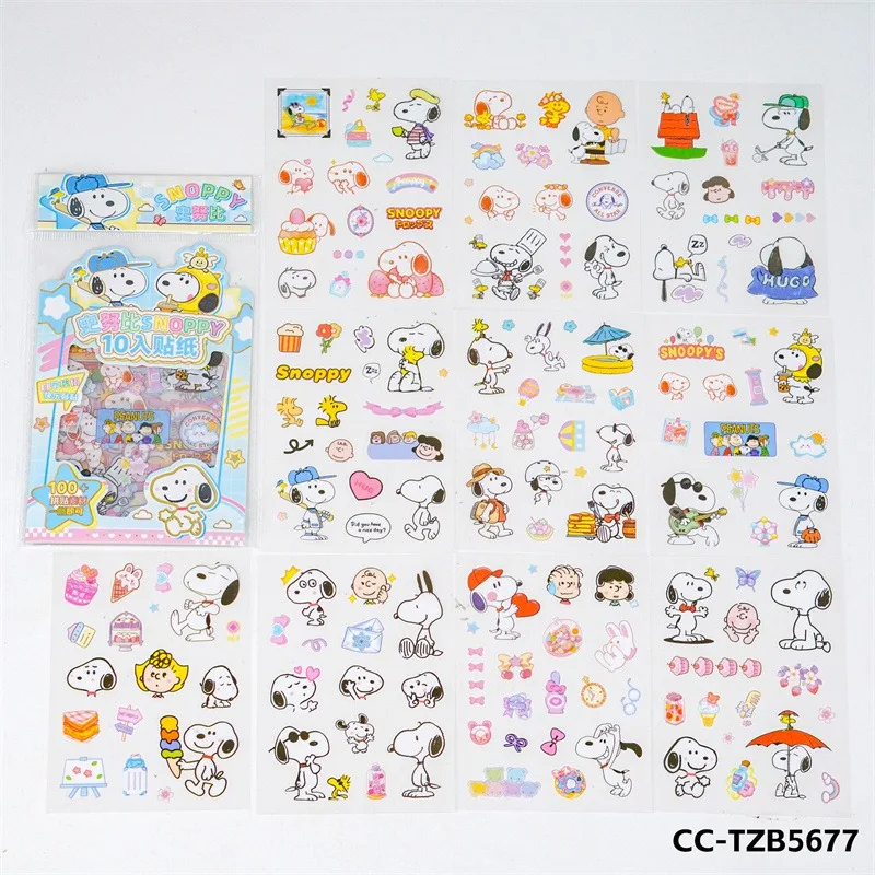 جديد سنوبيس ملصقات بنين فتاة لطيف الكرتون متعة ملصق مجموعات الحيوانات الأليفة طالب مخطط ملصقات الأطفال تزيين اللعب هدية عيد ميلاد