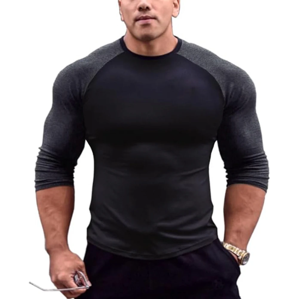 Mens Shirts Mens Tops Muscle Polyester Regular Stitching T Shirt Blouse Tops Casual Crew Neck Daily Comfortable