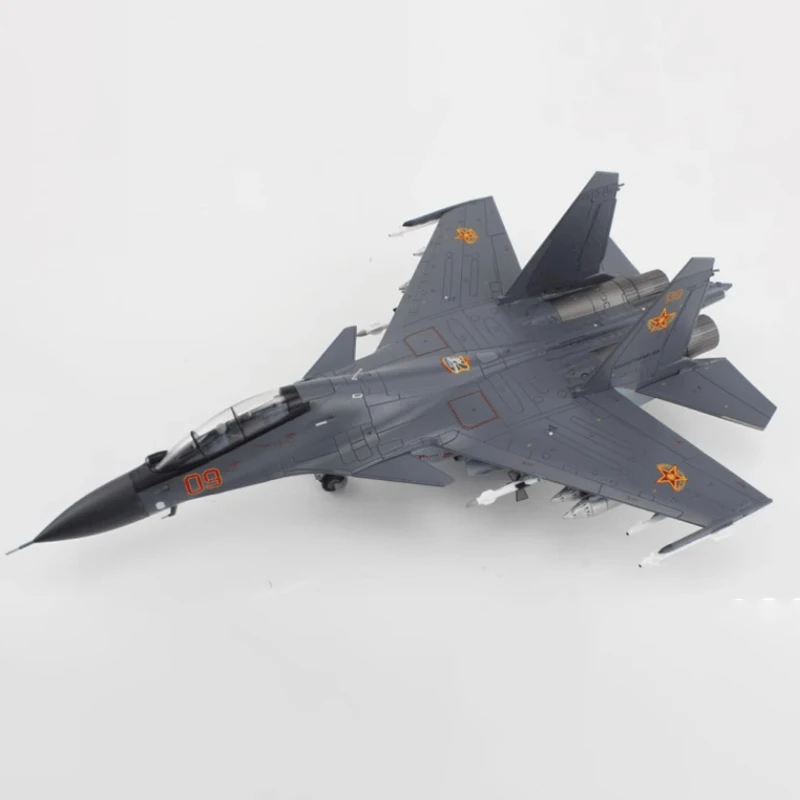 Diecast 1:72 Scale HA9511 Su-30 fighter Su-30SM Red 09 Kazakh Air Force Alloy Finished Simulation Model Souvenir Gifts