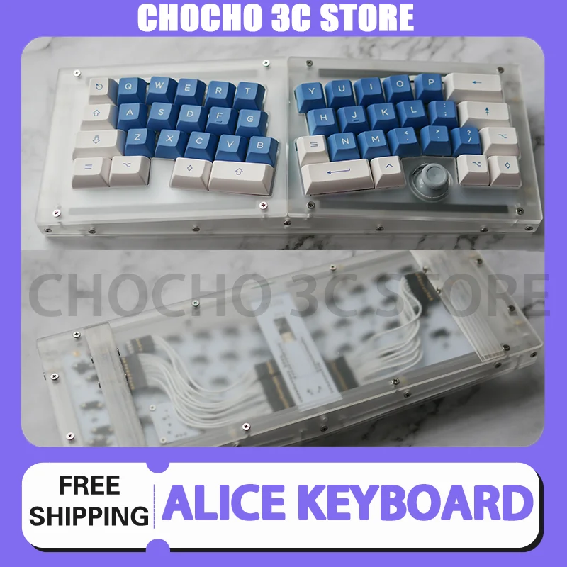 Alice Customized 40% Keyboard Kit Libra Mini Mechanical Keyboard Kit Unassembled Hot-Swap Gaming Keydous Kit For Gamer Gifts