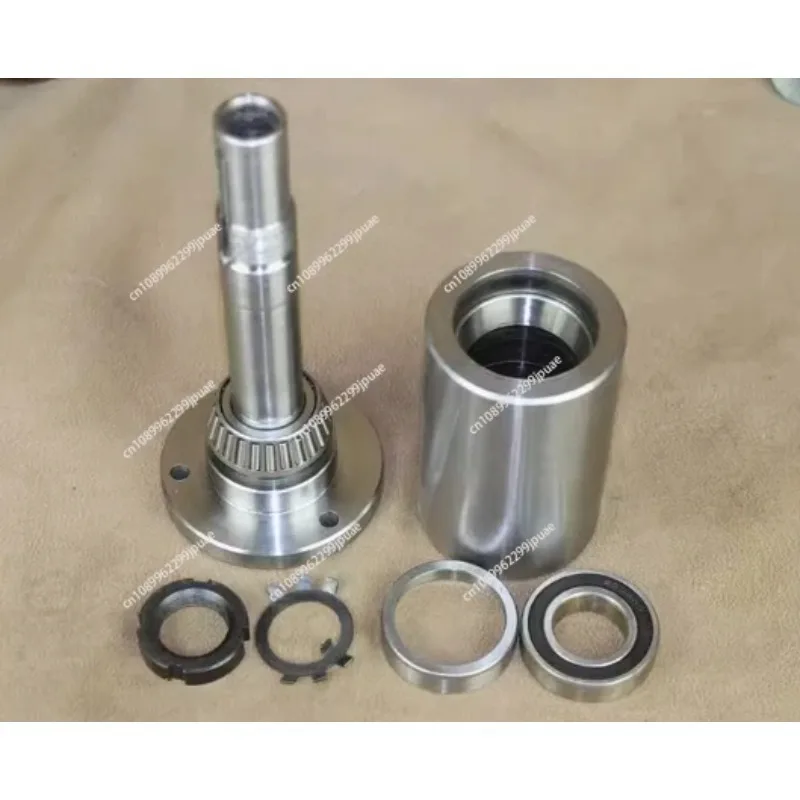 80/100/125/160 Wood Lathe Spindle High Strength Thread Connection Headstock Assembly With Flange