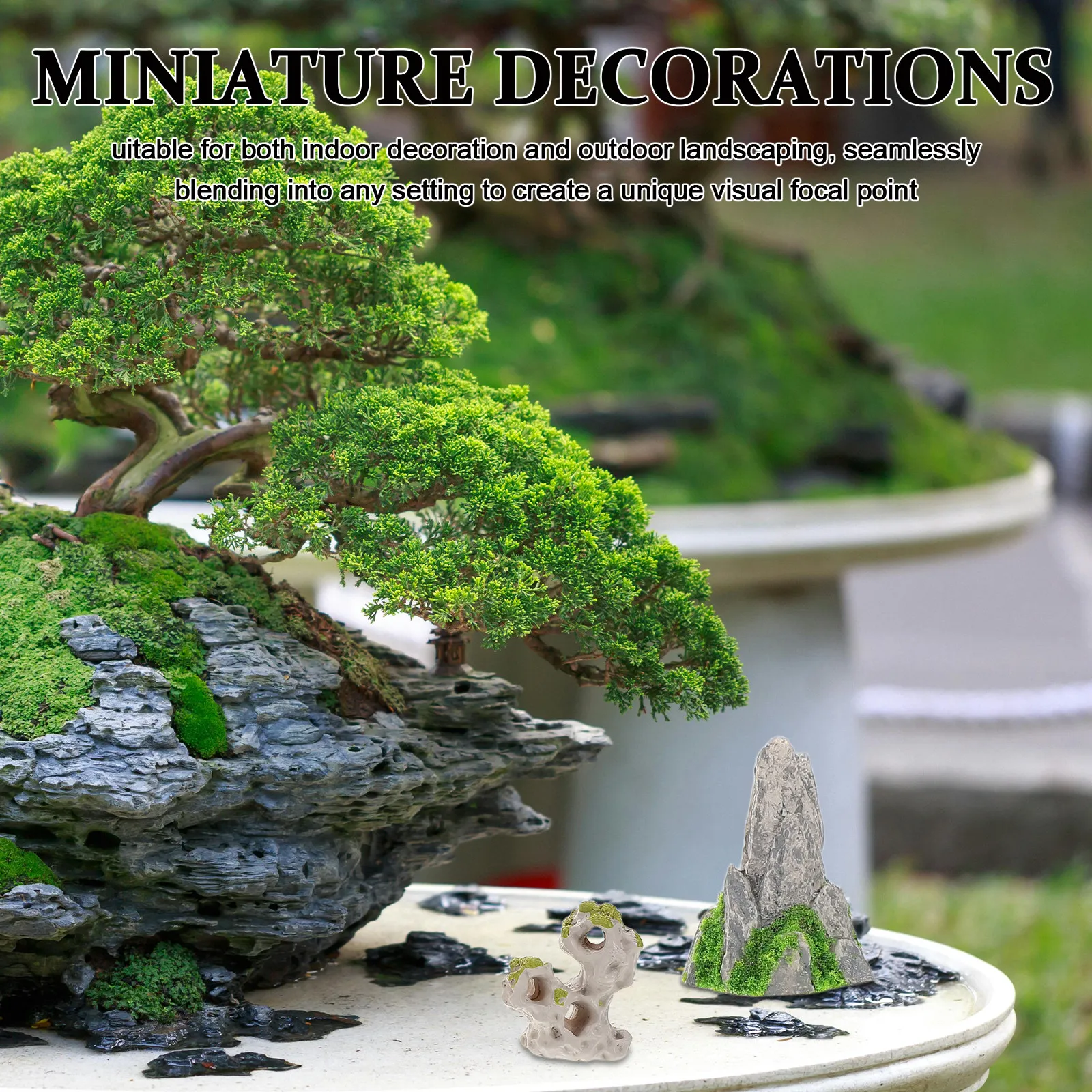 14 Parça Minyatür Bahçe Aksesu - Bonsai Garden Design incelemesi ve fiyatı