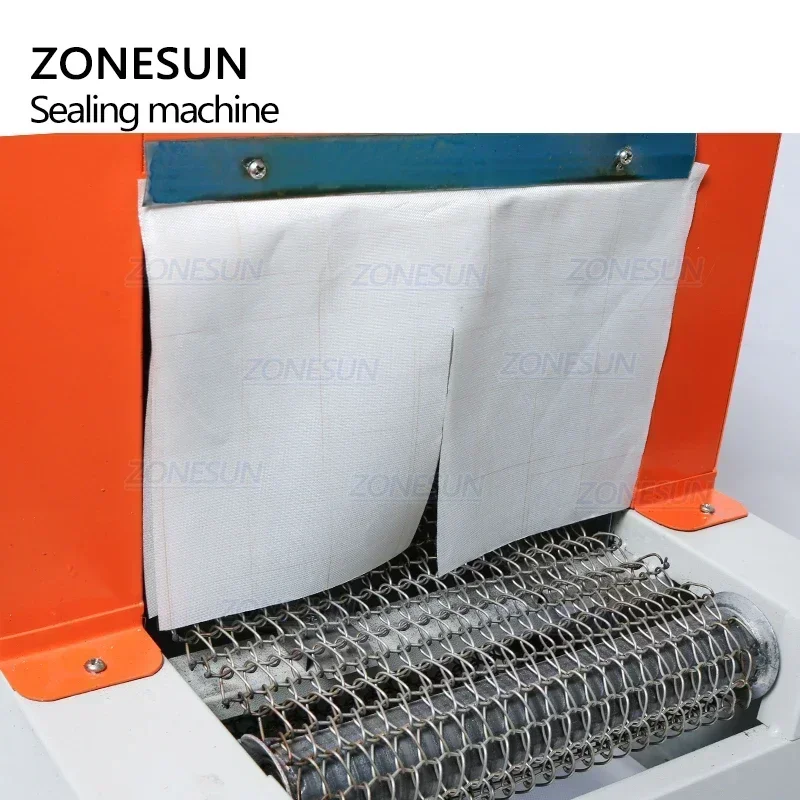 ZONESUN ZS-BS260 Automatische Schrumpfmaschine PVC Film Schrumpfende Wärme Paket Hülse Kunststoff Verpackung box geschirr strapper werkzeug