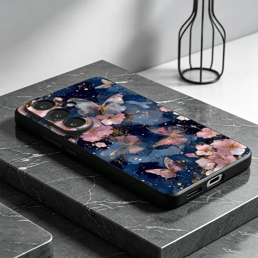 Case for Samsung Galaxy A57 A52 A36 A23 A37 A25 A16 A15 A55 A05 A53 A17 A06 A73 A51 Phone Cover A12 A50 A13 A41 A70 Blue Gold