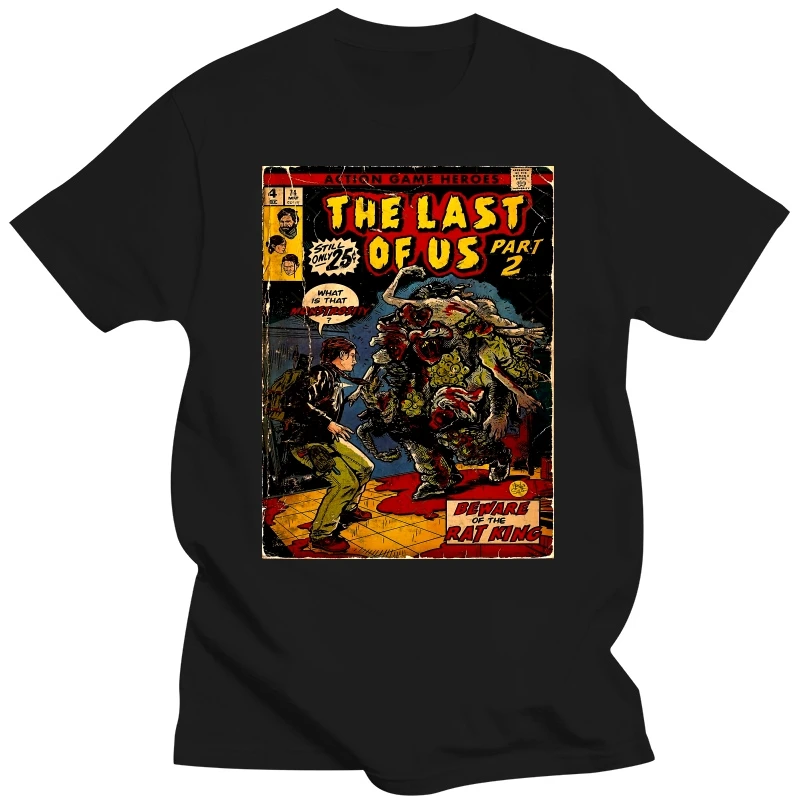 The Last of Us 2 - Rat King Fan Art T-Shirt vintage sweat t shirts for men cotton