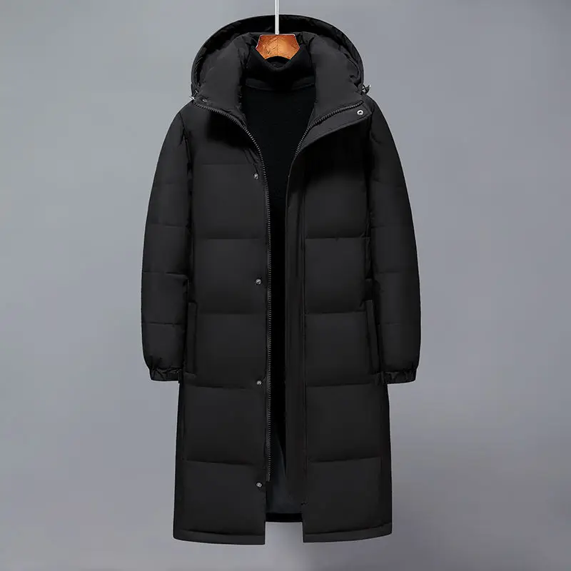 

New female With Pockets autumn Coat Warm Winter Thick Hooded Parka Women Jackets lady Overcoat High Quality Fashion black whit