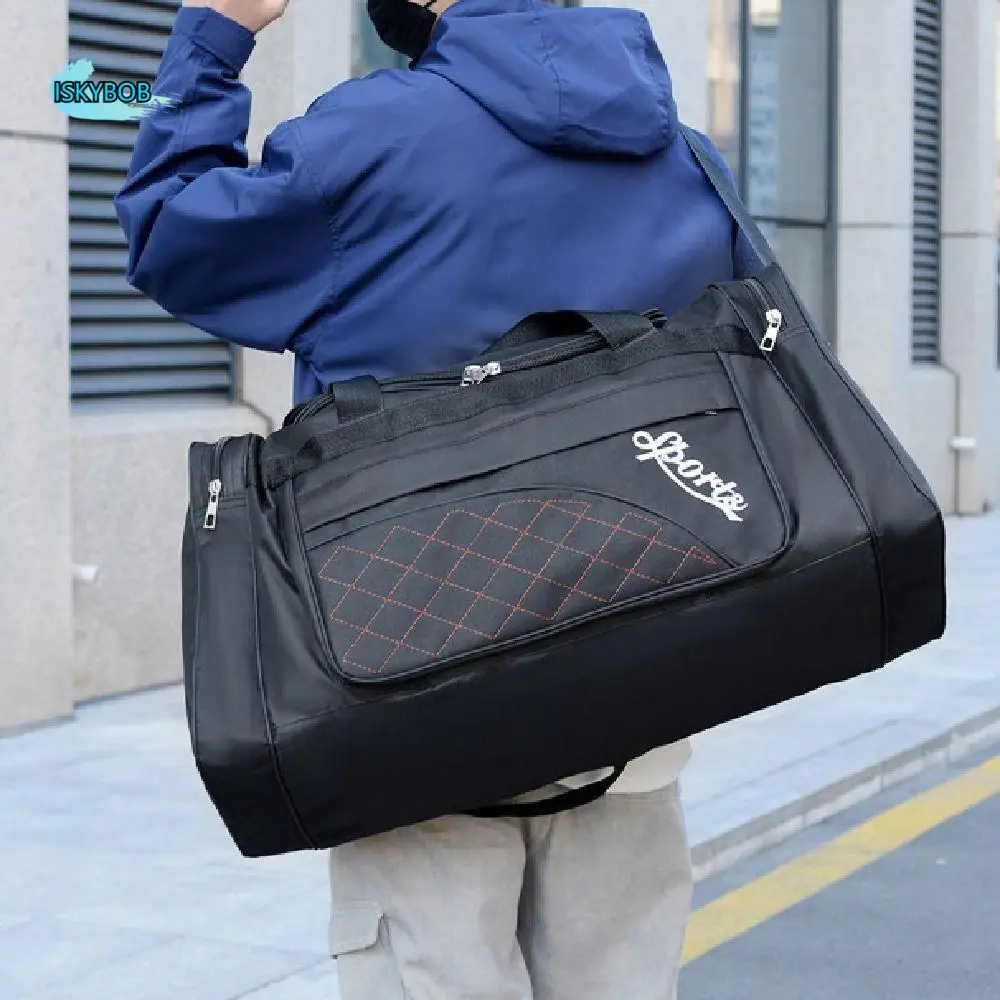 

Large Capacity Travel Duffel Bag Waterproof Dustproof Travel Luggage Handbag Lightweight Portable Weekender Shoulder Bag
