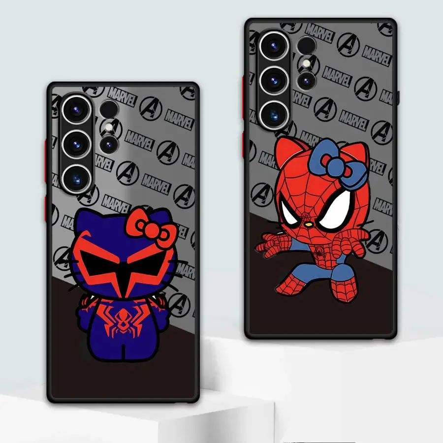 Cute Marvel Cos Deadpool Phone Case for Samsung Galaxy S20 FE S23 Ultra S22Plus S22 S24 Ultra S21 Shockproof Cover