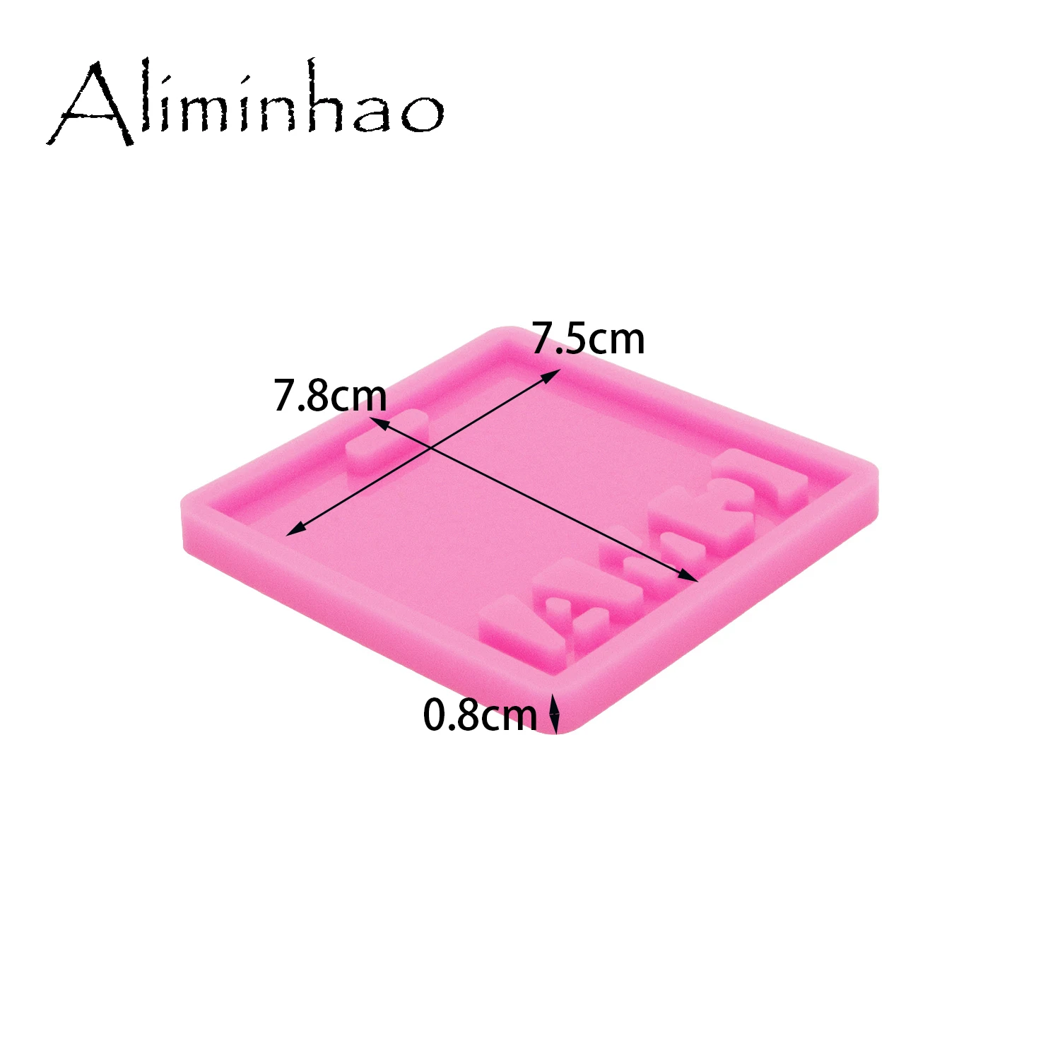 DY1155 Resin Mold for CMA, LPN, LVN, RN, NURSE, XRAY Badge Backing, Shiny Silicone Mold Resin Craft