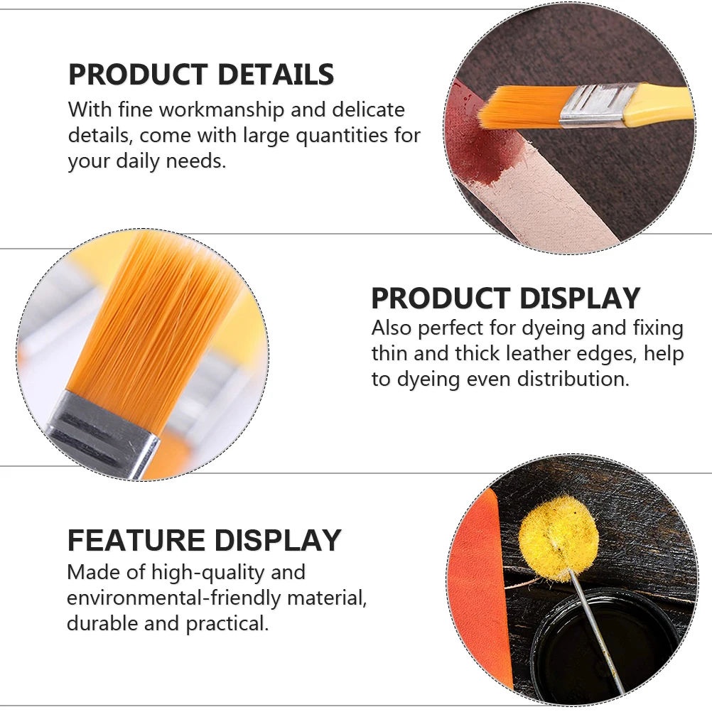 

61pcs Wool Daubers Premium Durable Dyeing Tools Soft Applicators Even Dye Distribution Thick Thin Edges Eco-Friendly