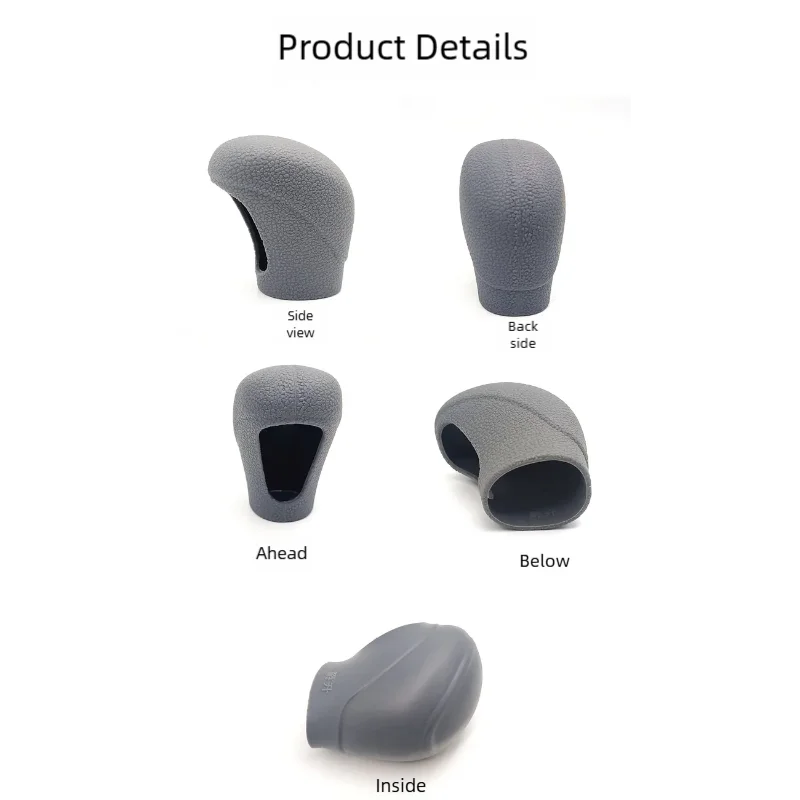 Suitable for Chery Car Silicone Automatic Gear Shift Lever Protective Cover 2019-2025 Arrizo5 Arrizogx21-25Arrizo Plus 19-25 Tiggo5X 20-22 Tiggo3X18-21 Tiggo8 Tiggo 4 Pro Transmission Gear Shift Knob Cover