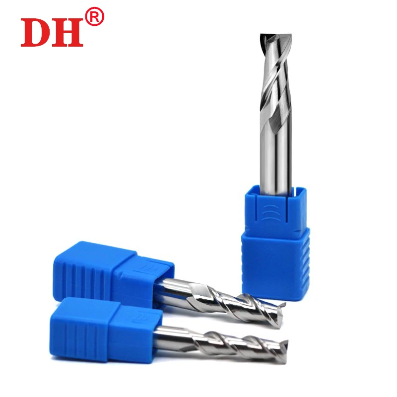 HRC55 2flute flat end milling cutter, aluminum tungsten carbide milling cutter CNC Highlight machining center end milling cutter