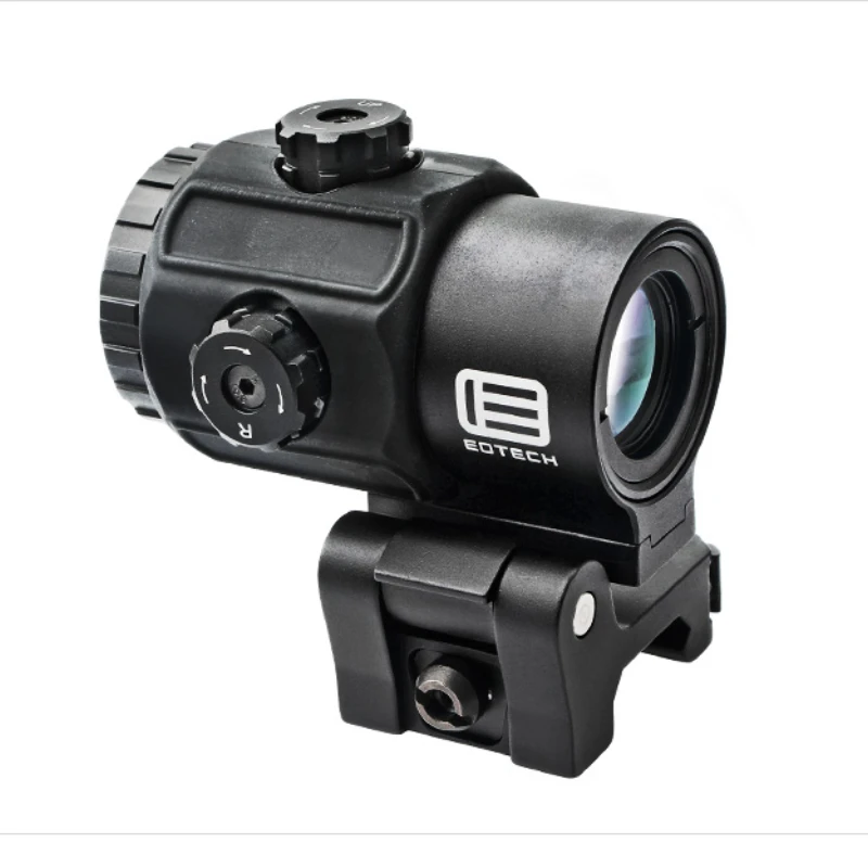 G43 Magnifier Sight 3X with Switch to Side Qick Detach QD Mount for Hunting and Airsoft Rifle Perfect Replica with Full Markings