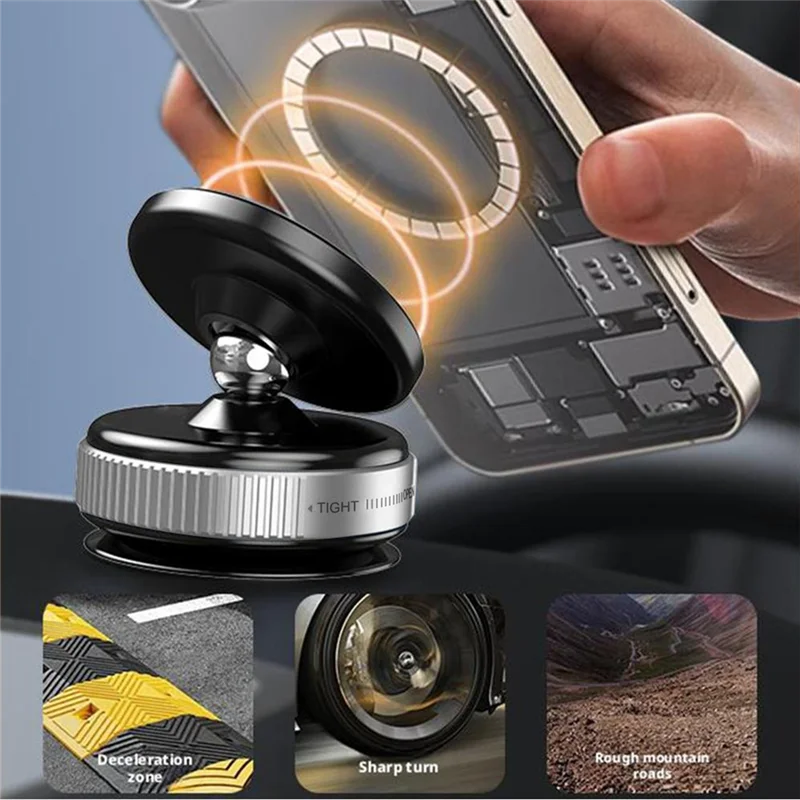 

Ntelligent For Motorcycle Navigation Holder Vacuum Suction Cup Bracket Car Mobile Phone Holder Black