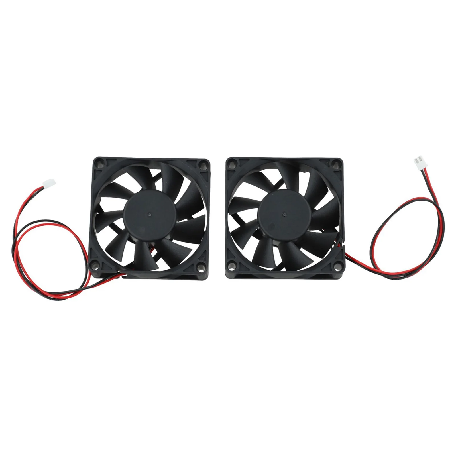 12V Cooling Fans Twin Pack 2PCS 3200 RPM 70x70x20mm for Computer For Cases and Power Supplies for Reliable Temperature Control