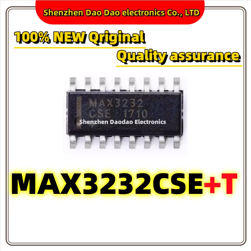 

10Pcs MAX3232CSE MAX3232CSE+T SOIC-16 RS-232 interface integrated circuit chip IC new original