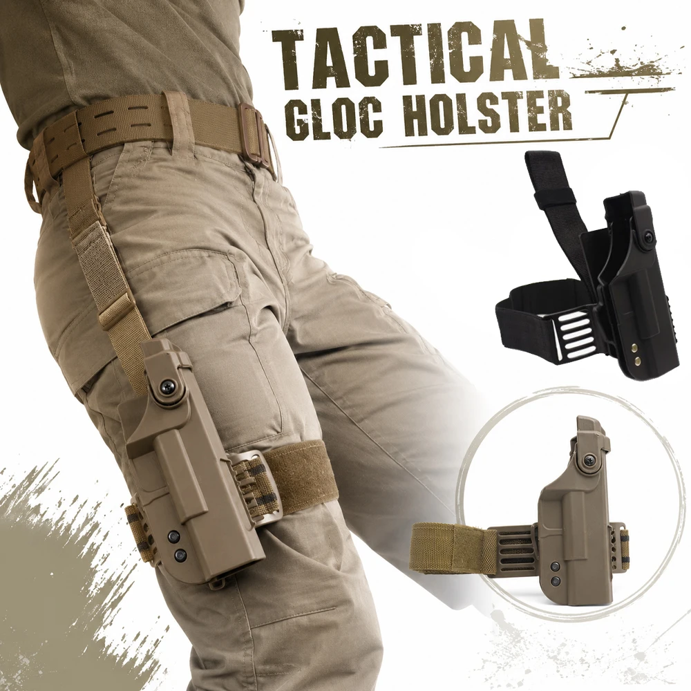 

Tactical Holster IWB Concealed Carry for Glock 17 19 22 23 26 43X Quick Draw Universal Pistol Waist Case Bag