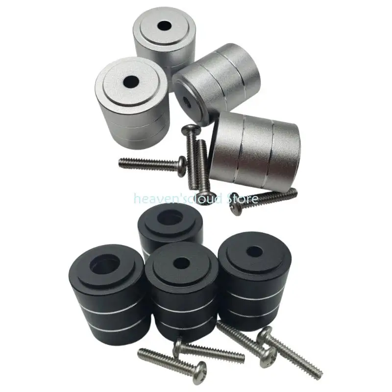 

Y88B Алюминиевые ножки Корпус для ПК Корпус динамика Изолирующая подставка Основание проигрывателя Влажная подставка