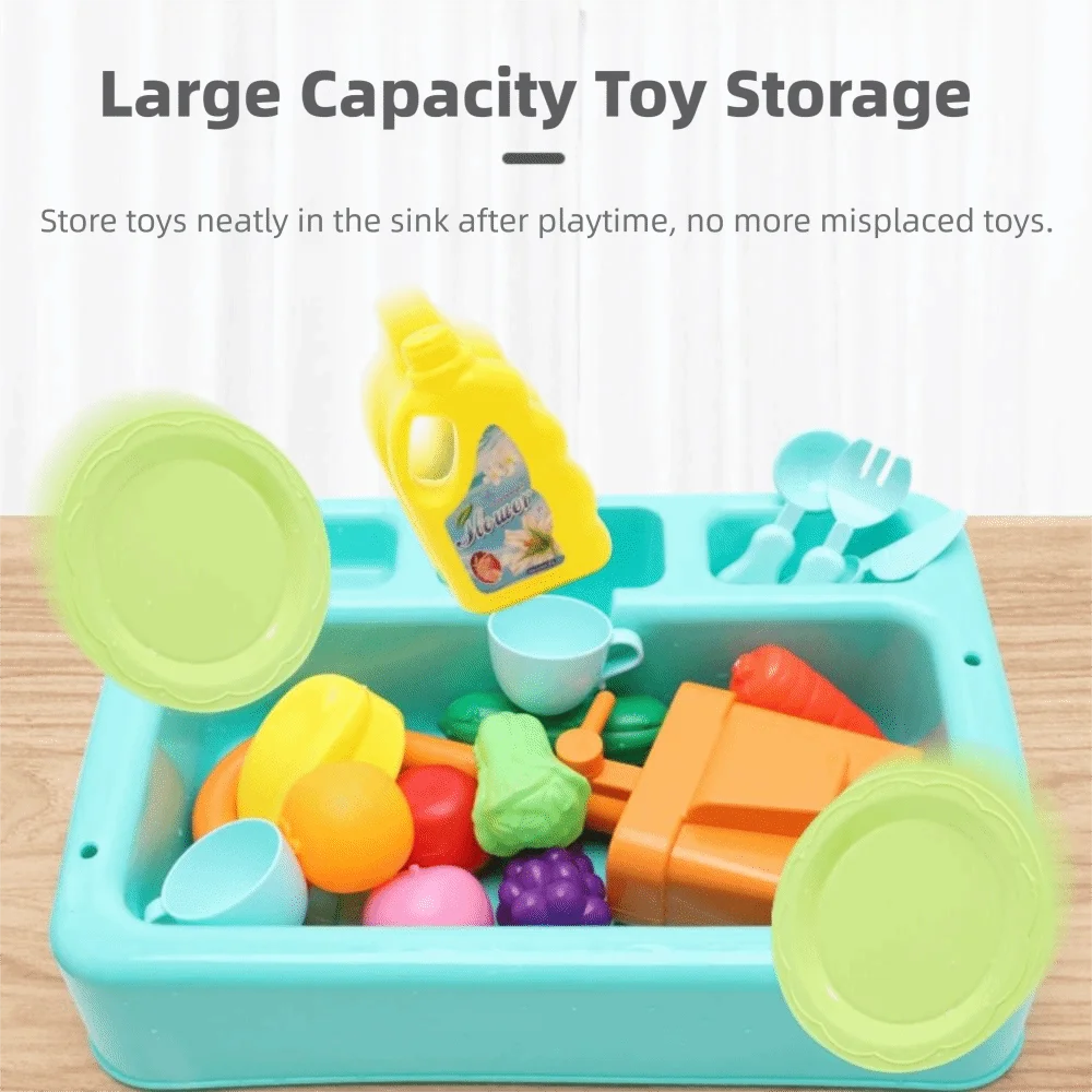 EIN Set Hohe Qualität Interaktive Spülmaschine Spielzeug Interessante Langlebige Spielzeug Waschbecken Multifunktionale Küche Simulation Spielzeug Kinder