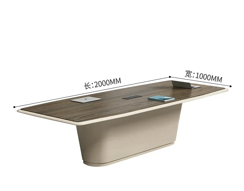 

Office Desk Long Table and Chair Combination Simple Modern Conference Room Workbench Reception Business Negotiation Meeting