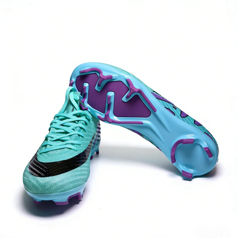 

High Quality Mens Football Boots Boys Training Studded Fast Soccer Cleats Outdoor Flexible Non-Slip Football Shoes 35-45
